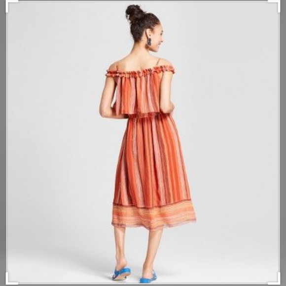 ***3 for 20*** 🏵️🏵️Orange summer dress - Picture 2 of 3